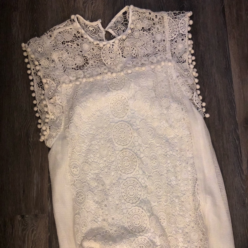NWT Tularosa white lace dress